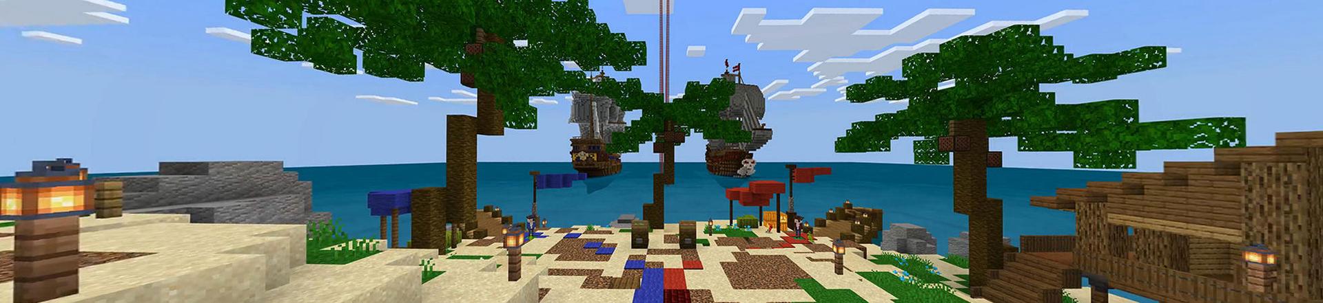 Panorama of the Minecraft Bedrock Marketplace product TNT WARS created by BLOCKLAB Studios.
