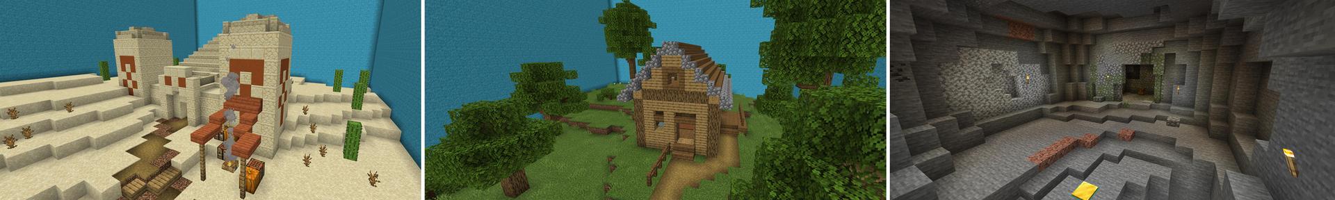 Panorama of the Minecraft Bedrock Marketplace product Top 10 Trolls created by BLOCKLAB Studios.