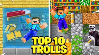Thumbnail of the Minecraft Bedrock Marketplace product Top 10 Trolls created by BLOCKLAB Studios.