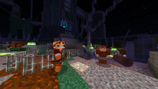 Screenshot of the Minecraft Bedrock Marketplace product Toxic Tides created by BLOCKLAB Studios.