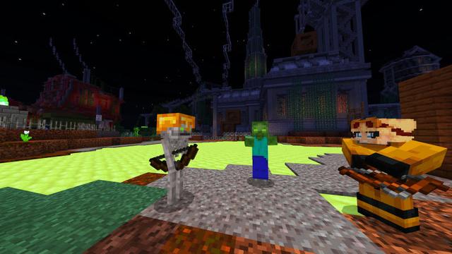 Screenshot of the Minecraft Bedrock Marketplace product Toxic Tides created by BLOCKLAB Studios.