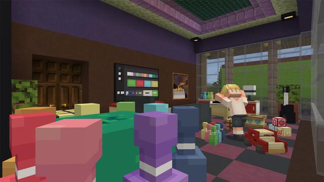 Screenshot of the Minecraft Bedrock Marketplace product Toy House created by BLOCKLAB Studios.