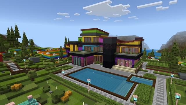 Screenshot of the Minecraft Bedrock Marketplace product Toy House created by BLOCKLAB Studios.