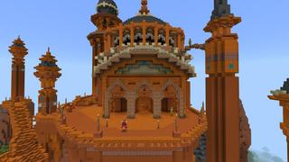 Screenshot of the Minecraft Bedrock Marketplace product Treasure Palace created by BLOCKLAB Studios.