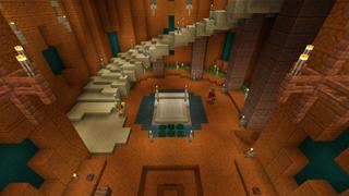 Screenshot of the Minecraft Bedrock Marketplace product Treasure Palace created by BLOCKLAB Studios.