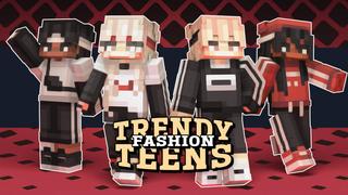 Thumbnail of the Minecraft Bedrock Marketplace product Trendy Fashion Teens created by BLOCKLAB Studios.