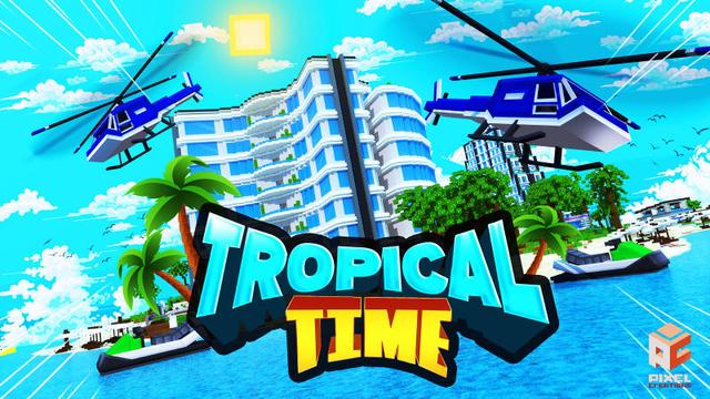 Thumbnail of the Minecraft Bedrock Marketplace product Tropische Zeit created by BLOCKLAB Studios.
