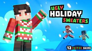 Thumbnail of the Minecraft Bedrock Marketplace product Ugly Holiday Sweaters created by BLOCKLAB Studios.