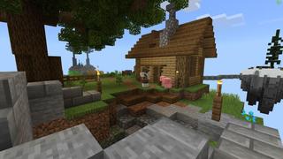 Screenshot of the Minecraft Bedrock Marketplace product Ultimate Sky Survival created by BLOCKLAB Studios.