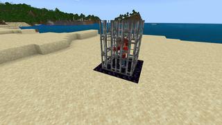 Screenshot of the Minecraft Bedrock Marketplace product Unlucky Block created by BLOCKLAB Studios.