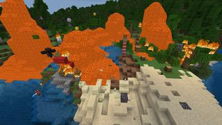 Screenshot of the Minecraft Bedrock Marketplace product Unlucky Block created by BLOCKLAB Studios.