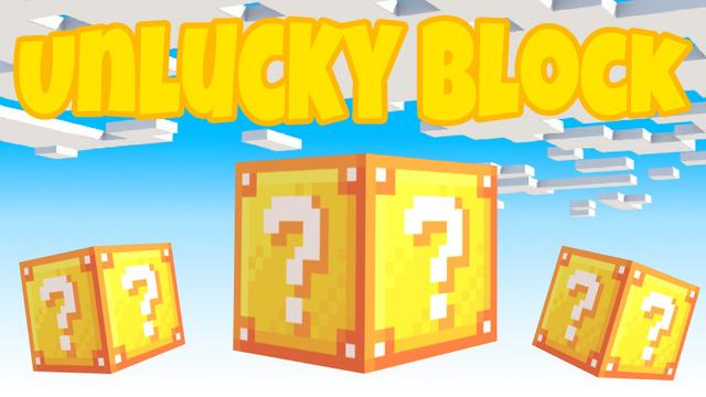 Thumbnail of the Minecraft Bedrock Marketplace product Unlucky Block created by BLOCKLAB Studios.