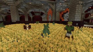 Screenshot of the Minecraft Bedrock Marketplace product Volcano Secret Base created by BLOCKLAB Studios.