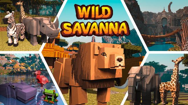Thumbnail of the Minecraft Bedrock Marketplace product Wild Savanna created by BLOCKLAB Studios.