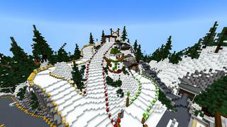 Screenshot of the Minecraft Bedrock Marketplace product Winter Billionaire Mansion created by BLOCKLAB Studios.