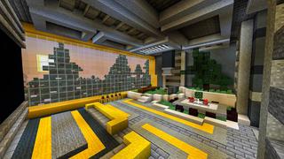 Screenshot of the Minecraft Bedrock Marketplace product Winter Billionaire Mansion created by BLOCKLAB Studios.