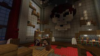 Screenshot of the Minecraft Bedrock Marketplace product Winter Horror Mansion created by BLOCKLAB Studios.