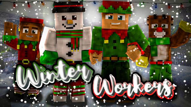 Thumbnail of the Minecraft Bedrock Marketplace product Winter Workers created by BLOCKLAB Studios.