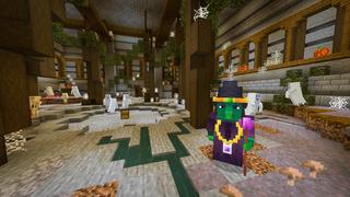 Screenshot of the Minecraft Bedrock Marketplace product Witch House created by BLOCKLAB Studios.
