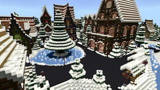 Screenshot of the Minecraft Bedrock Marketplace product Holiday in Winterblocks created by Blocks First.
