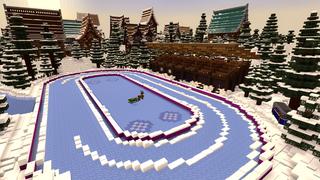 Screenshot of the Minecraft Bedrock Marketplace product Holiday in Winterblocks created by Blocks First.