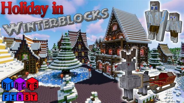 Thumbnail of the Minecraft Bedrock Marketplace product Holiday in Winterblocks created by Blocks First.