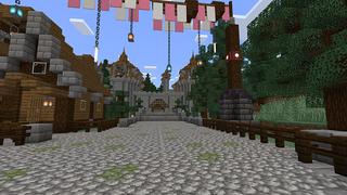 Screenshot of the Minecraft Bedrock Marketplace product Old Capella Kingdom created by Blocks First.