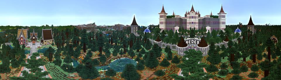 Panorama of the Minecraft Bedrock Marketplace product Palace Life created by Blocks First.