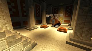 Screenshot of the Minecraft Bedrock Marketplace product Terskiahn Hilltop Fort created by Blocks First.