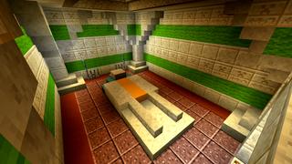 Screenshot of the Minecraft Bedrock Marketplace product Terskiahn Hilltop Fort created by Blocks First.