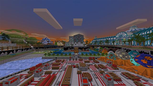 Screenshot of the Minecraft Bedrock Marketplace product 10 Years of Minecraft created by Blockworks.