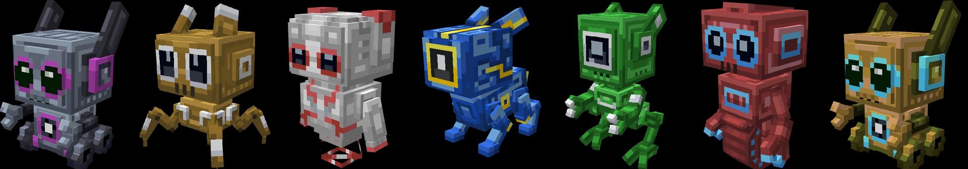 Panorama of the Minecraft Bedrock Marketplace product AI PETS created by Blockworks.