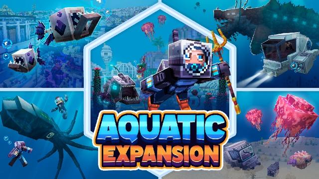 Thumbnail of the Minecraft Bedrock Marketplace product AQUATIC EXPANSION created by Blockworks.