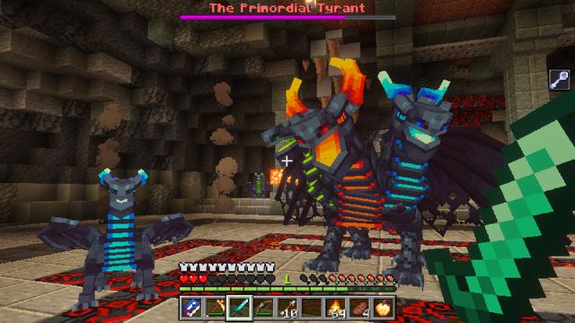 Screenshot of the Minecraft Bedrock Marketplace product Boss Dungeons created by Blockworks.