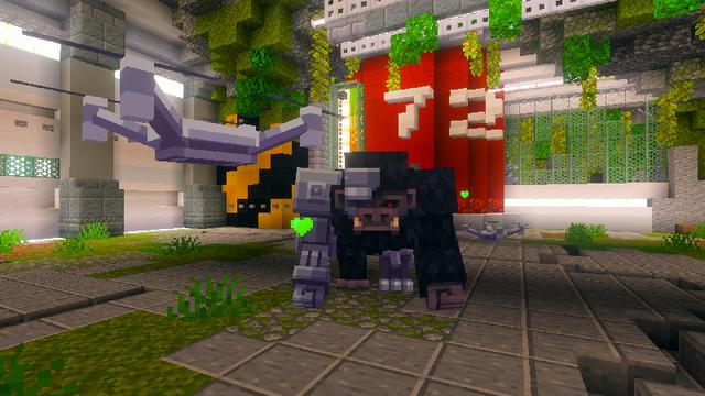 Screenshot of the Minecraft Bedrock Marketplace product Boss Dungeons created by Blockworks.