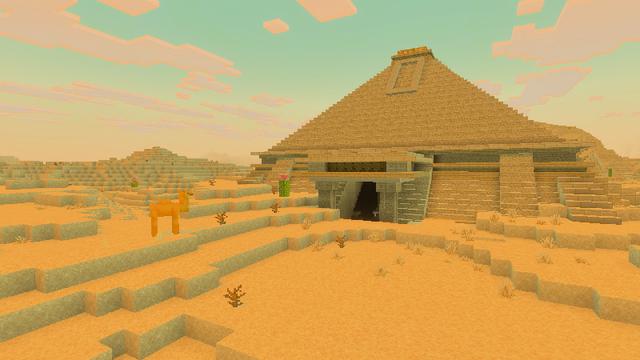 Screenshot of the Minecraft Bedrock Marketplace product Boss Dungeons created by Blockworks.