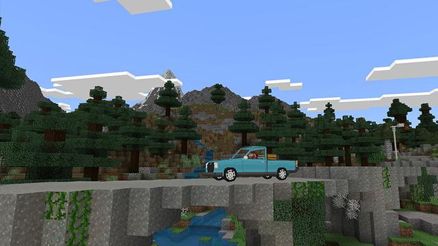 Screenshot of the Minecraft Bedrock Marketplace product Campcraft created by Blockworks.