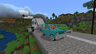 Screenshot of the Minecraft Bedrock Marketplace product CampCraft created by Blockworks.