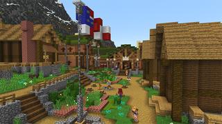 Screenshot of the Minecraft Bedrock Marketplace product CampCraft created by Blockworks.