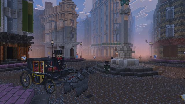 Screenshot of the Minecraft Bedrock Marketplace product Charles Booth's London created by Blockworks.