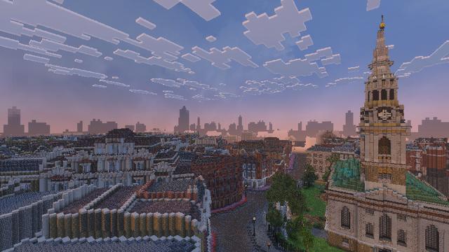 Screenshot of the Minecraft Bedrock Marketplace product Charles Booth's London created by Blockworks.