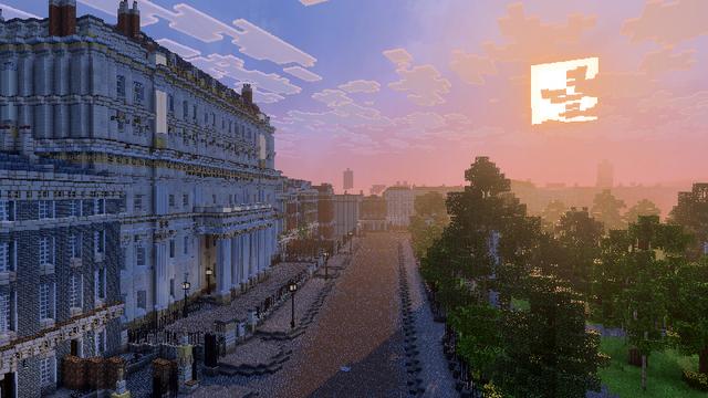 Screenshot of the Minecraft Bedrock Marketplace product Charles Booth's London created by Blockworks.