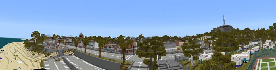 Panorama of the Minecraft Bedrock Marketplace product Climate Warriors created by Blockworks.