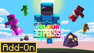 Thumbnail of the Minecraft Bedrock Marketplace product Colour Jetpacks created by Blockworks.