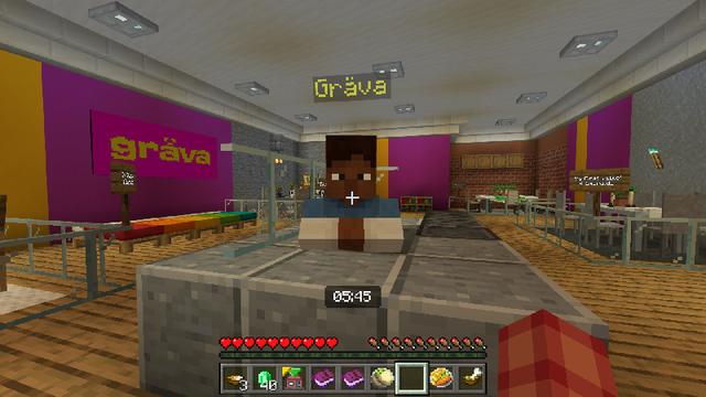 Screenshot of the Minecraft Bedrock Marketplace product Come Mine With Me created by Blockworks.