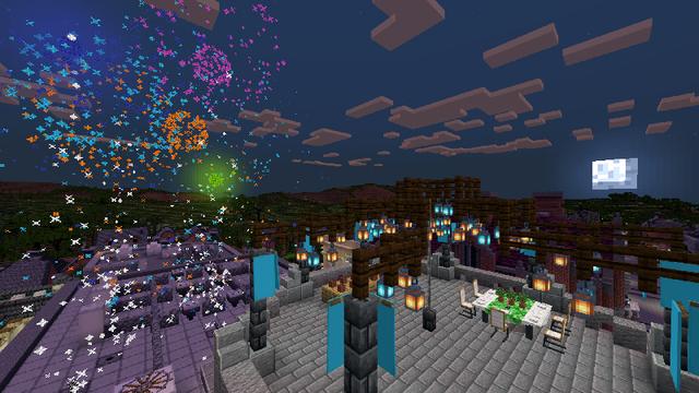 Screenshot of the Minecraft Bedrock Marketplace product Come Mine With Me created by Blockworks.