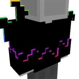 Thumbnail of the Minecraft Bedrock Marketplace product Dark RGB Burning Hoodie created by Blockworks.