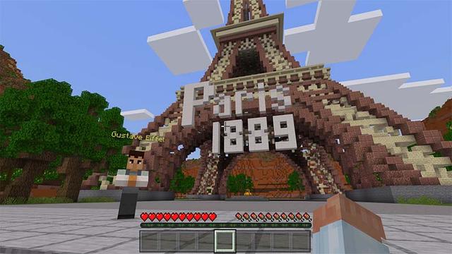 Screenshot of the Minecraft Bedrock Marketplace product Expo 2020 Dubai created by Blockworks.