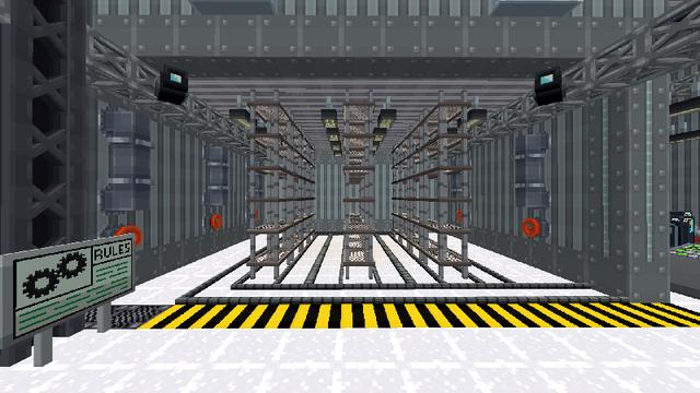 Screenshot of the Minecraft Bedrock Marketplace product FactoryCraft created by Blockworks.