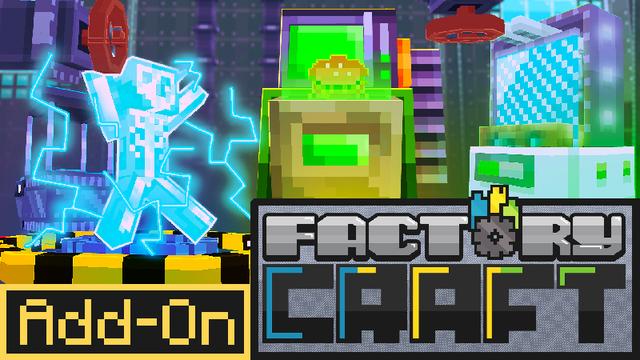 Thumbnail of the Minecraft Bedrock Marketplace product FactoryCraft created by Blockworks.